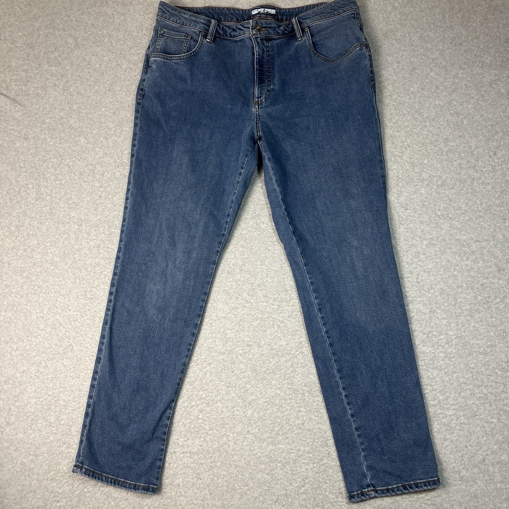 Johnnie-O Jeans Mens 36x30 Blue Anaheim Tencel Blend Denim Slim Stretch Medium
